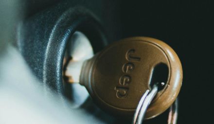 Close-Up Shot of a Car Key